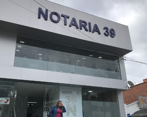 Notaria 39 de Bogota