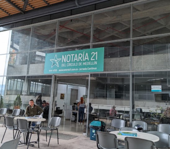 Notaria 21 de Medellín